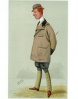 1889 Vanity Fair Caricature Proof Plate by SPY - Viscount Dagnan Spy Print