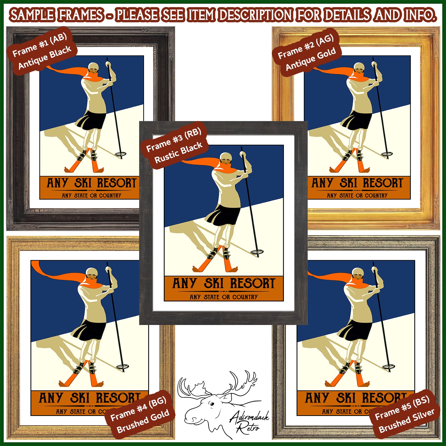a set of four pictures of a woman on skis