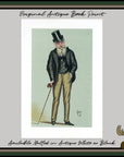 1889 Vanity Fair Caricature Proof Plate by Hay - Marquis Of Drogheada Spy Print