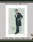 1889 Vanity Fair Proof Plate - John Edmund Commerell Spy Print