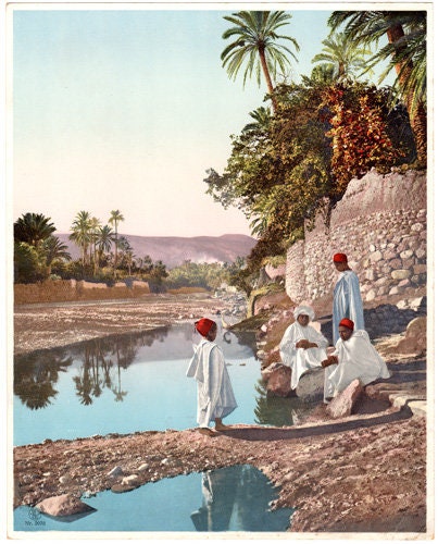 Lehnert &amp; Landrock Antique Color Photogravure 