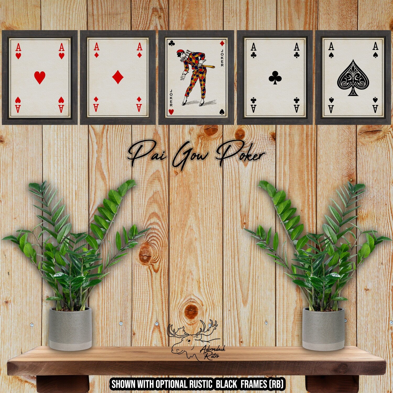 Pai Gow Poker Art Prints - Best Pai Gow Poker Hand at Adirondack Retro