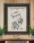 Tackle Box Patent Print - 1970 Fishing Invention at Adirondack Retro