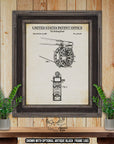 Fishing Fly Reel Patent Print - 1988 Fly Reel Invention at Adirondack Retro