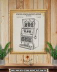 Slot Machine Patent Print Set of 6