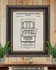 Slot Machine Patent Print - Historic 1984 Gambling Invention at Adirondack Retro