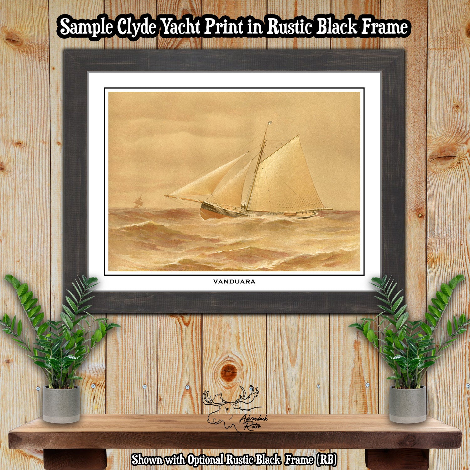 Famous Clyde Yachts by Henry Shields Fine Art Print